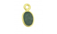 Colgante oval cuarzo...