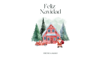 Tarjeta con diseño navidad...