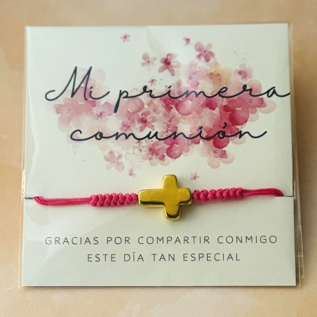 Detalles para comunión sencillos macramé