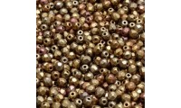 Bola facetada 3mm. Gold...