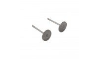 Pendientes base disco plano...