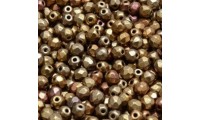 Bola facetada 4mm. Gold...