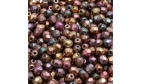 Bola facetada 4mm.  Purple...