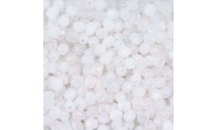 Bola facetada 3mm. White Opal