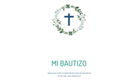 Tarjeta con diseño cruz...