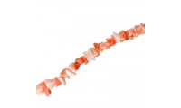 Mini chips de coral salmón 5mm