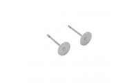 Pendientes base disco plano...