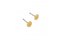 Pendientes base disco plano...