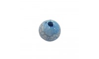 Bola cerámica de 12mm. Azul...