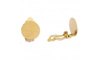 Pendiente clip disco 16 mm....