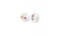 Bola facetada 4mm. Crystal AB