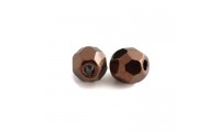 Bola facetada 4mm. Cobre