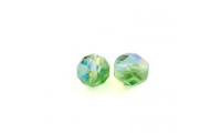 Bola facetada 4mm. Peridot AB