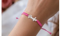 Kit pulsera profe. Plata de...