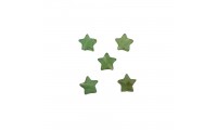 Cuentas estrella jade 6 mm.