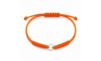 Pulsera macramé naranja...