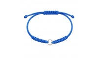 Pulsera macramé azul...