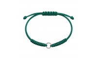 Pulsera macramé verde...