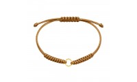 Pulsera macramé marrón...
