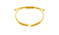 Pulsera macramé amarillo...