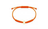 Pulsera macramé naranja...