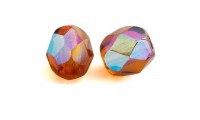 Bola facetada 14 mm. Iris jet.