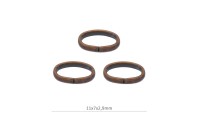 Anilla grapa 11x7x2,9mm. Cobre