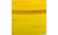 Cordon caucho 2 mm. Amarillo