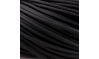 Caucho hueco 2 mm. Negro