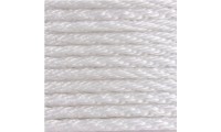 Cordón labrado rayón. Blanco