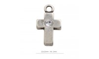 Colgante cruz con strass