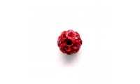 Bola de 6mm. con strass.Siam