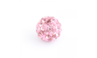 Bola 10 mm. con strass. Rose