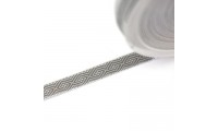 Cinta Lame 10 mm. Gris...