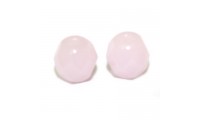Bola facetada 4 mm. Opal rose