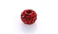 Bola 10 mm. con strass. Siam