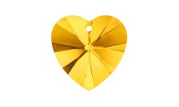 Corazón 10,3x10mm. Light topaz