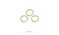 Anilla abierta 4x0,7mm. Dorada