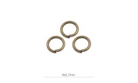 Anilla abierta 4x0,7mm. Oro...