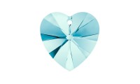 Corazón 10,3x10mm. Aquamarine