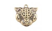 Colgante tigre 30x30mm. Oro...