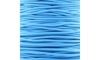 Cordón elástico 1.5mm. Azul...