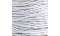 Cordón elástico 1.5mm. Blanco