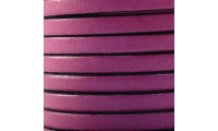 Cuero alta calidad 3mm. Fucsia