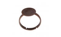 Anillo base 12mm. Baño cobre