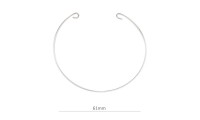 Pulsera hilo de plata de 59mm
