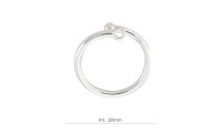 Anillo con asa en plata 925...