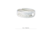 Anillo ajustable en plata...