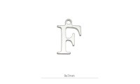 Mini colgante ¨F¨ 9x7mm....