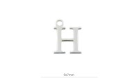 Mini colgante ¨H¨ 9x7mm....